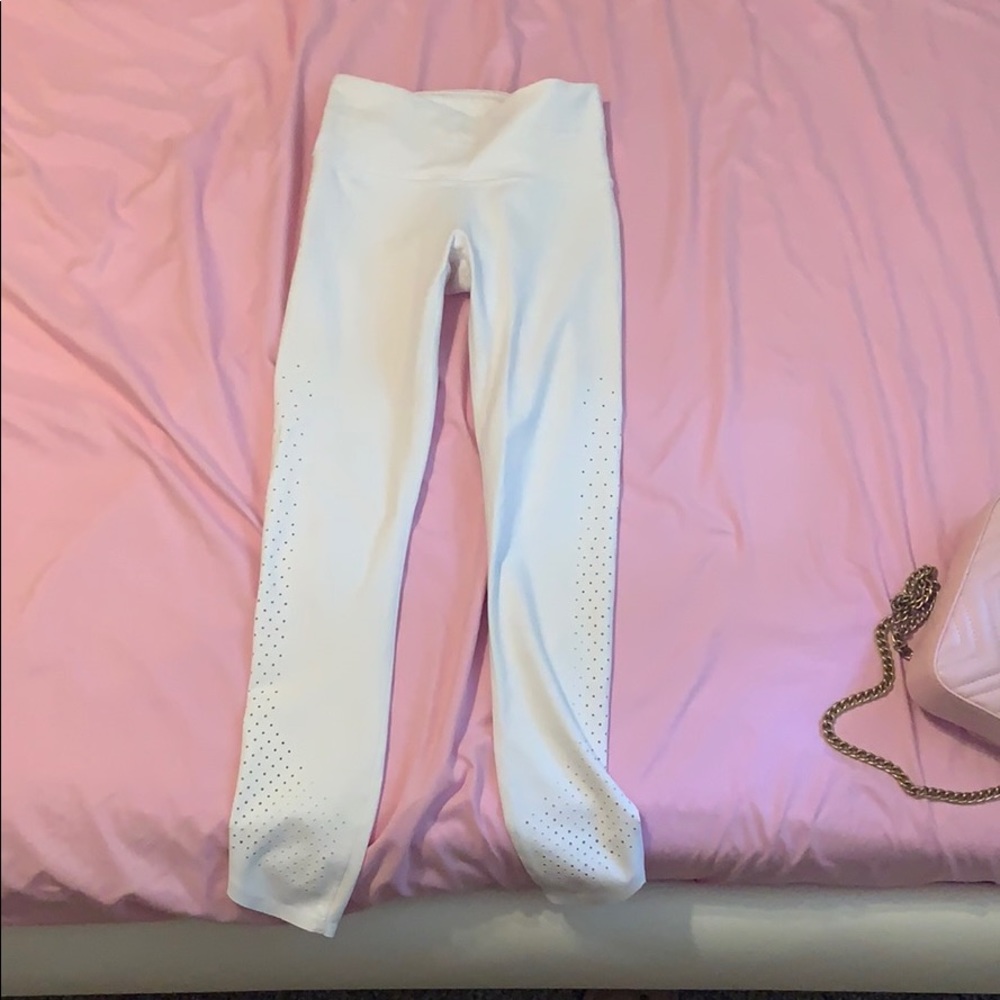Athletica white leggings xs